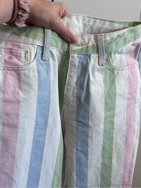 Esprit Pastel Striped Women's Jeans - Multicolor - size 27/30